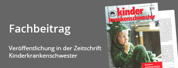 Empfehlung für einen Artikel von Caterina Krüger und Roland Uphoff in der Kinderkrankenschwester